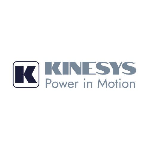 Kinesys logo with tagline 'Power in Motion' on a white background